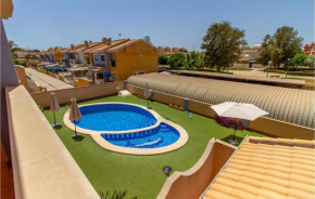 Beautiful apartment in El Mojón with Outdoor swimming pool, WiFi and 2 Bedrooms